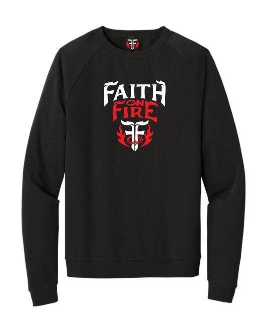 Faith on Fire Crewneck Sweatshirt